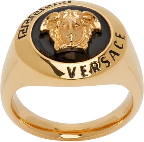 versace mens rings uk|farfetch Versace rings men.